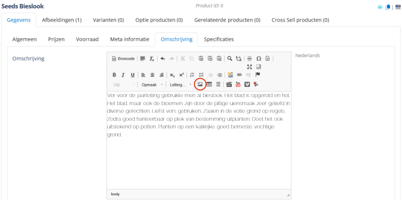 Afbeelding uploaden